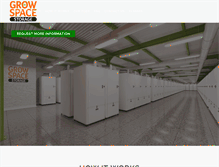 Tablet Screenshot of growspacestorage.com